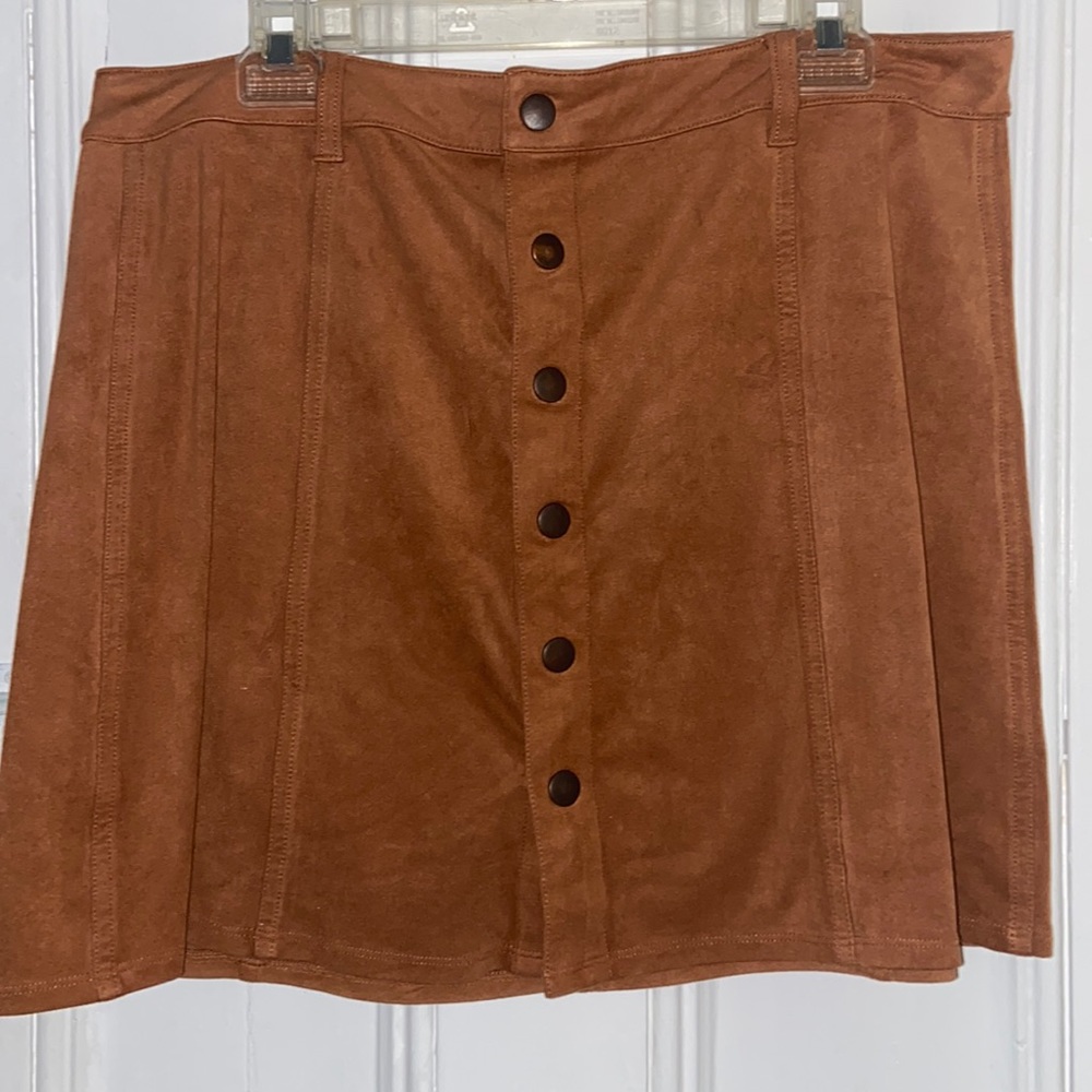 Mossimo Supply Co. A-line Button down Skirt